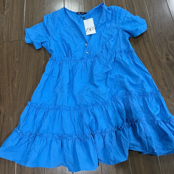 Zara Dresses & Skirts - Zara blouse poplin bling dress